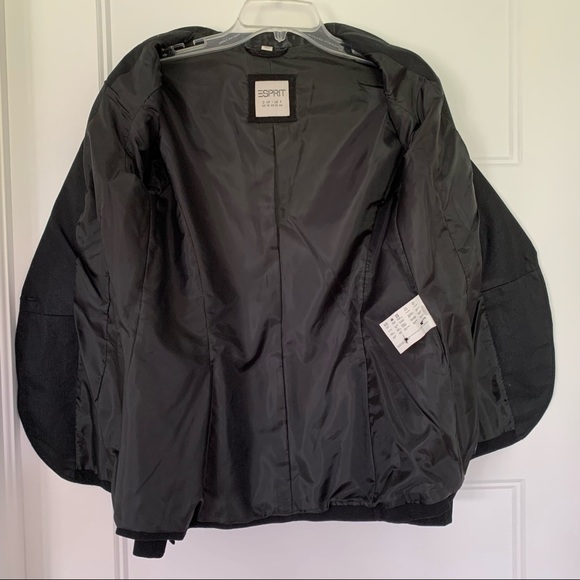 Esprit - Black Single Button Blazer - Size 12 - Picture 5 of 13